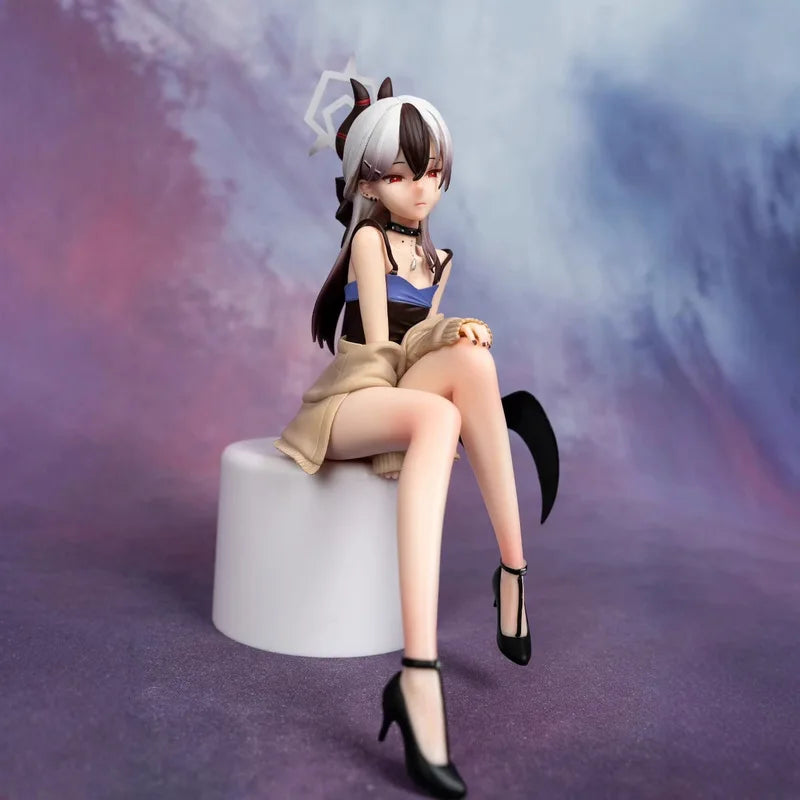16cm Blue Archive Anime Figure Onikata Kayoko Figure Dress Ver. Girl Figurine Pvc GK Statue Model Doll Collection Desk Toys Gift