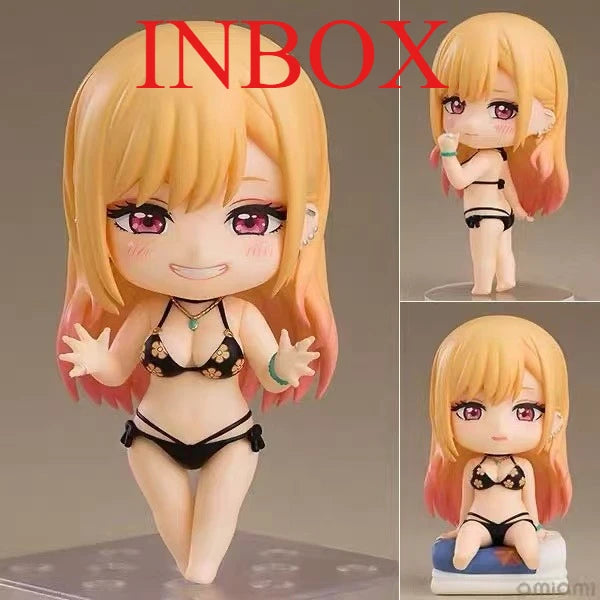 #2433 Ver.Q Swimsuit Kitagawa Marin PVC Action Figure My Dress-Up Darling Anime Figure Collectible Model Toy Kid Gift Doll 10CM