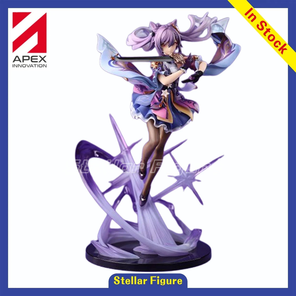 【SF】In Stock APEX-TOYS MiHoYo Genshin Impact Keqing 1/7 Scale Figure Animation Model Collection