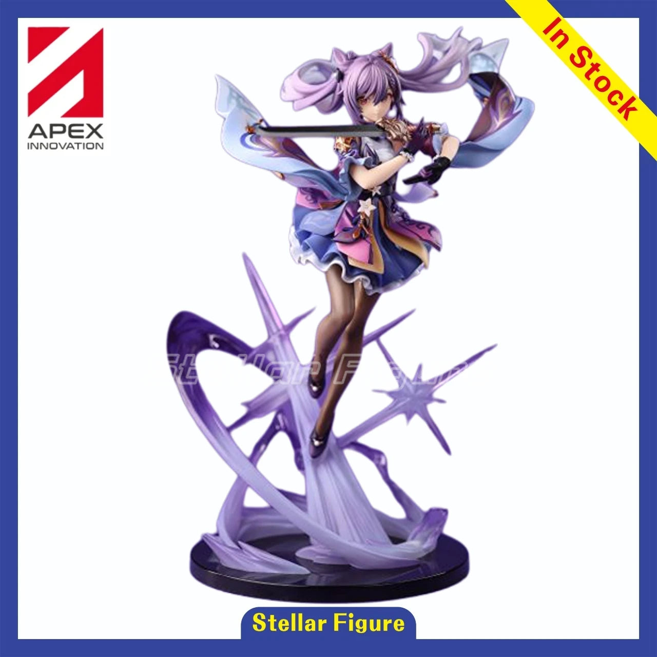 【SF】In Stock APEX-TOYS MiHoYo Genshin Impact Keqing 1/7 Scale Figure Animation Model Collection