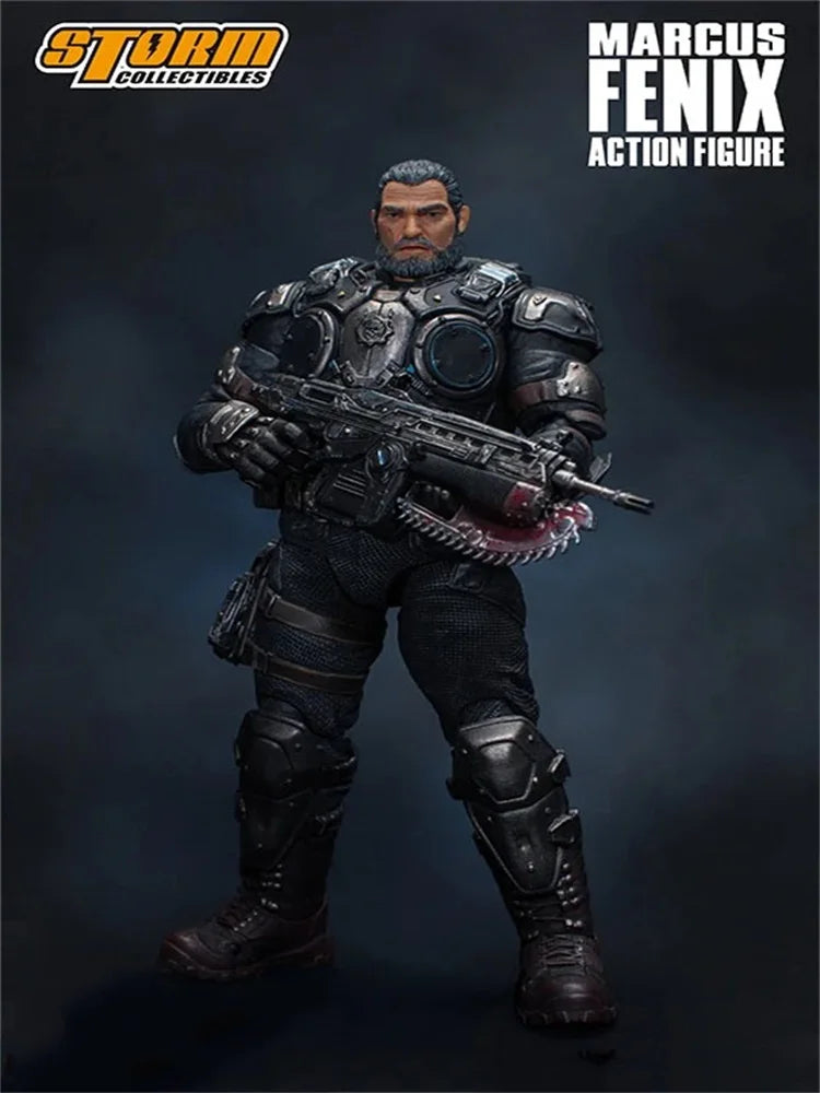 Storm Toys 1/12 Soldier Marcus Fenix 6'' Action Figure Doll Model Toy In Stock Collection