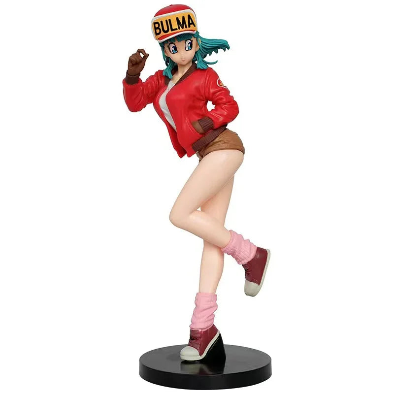 26 cm Anime-Figur Dragon Ball Z Bulma Actionfiguren PVC-Statue Modellsammlung Schreibtischdekor Puppe Geschenke Figur Puppe