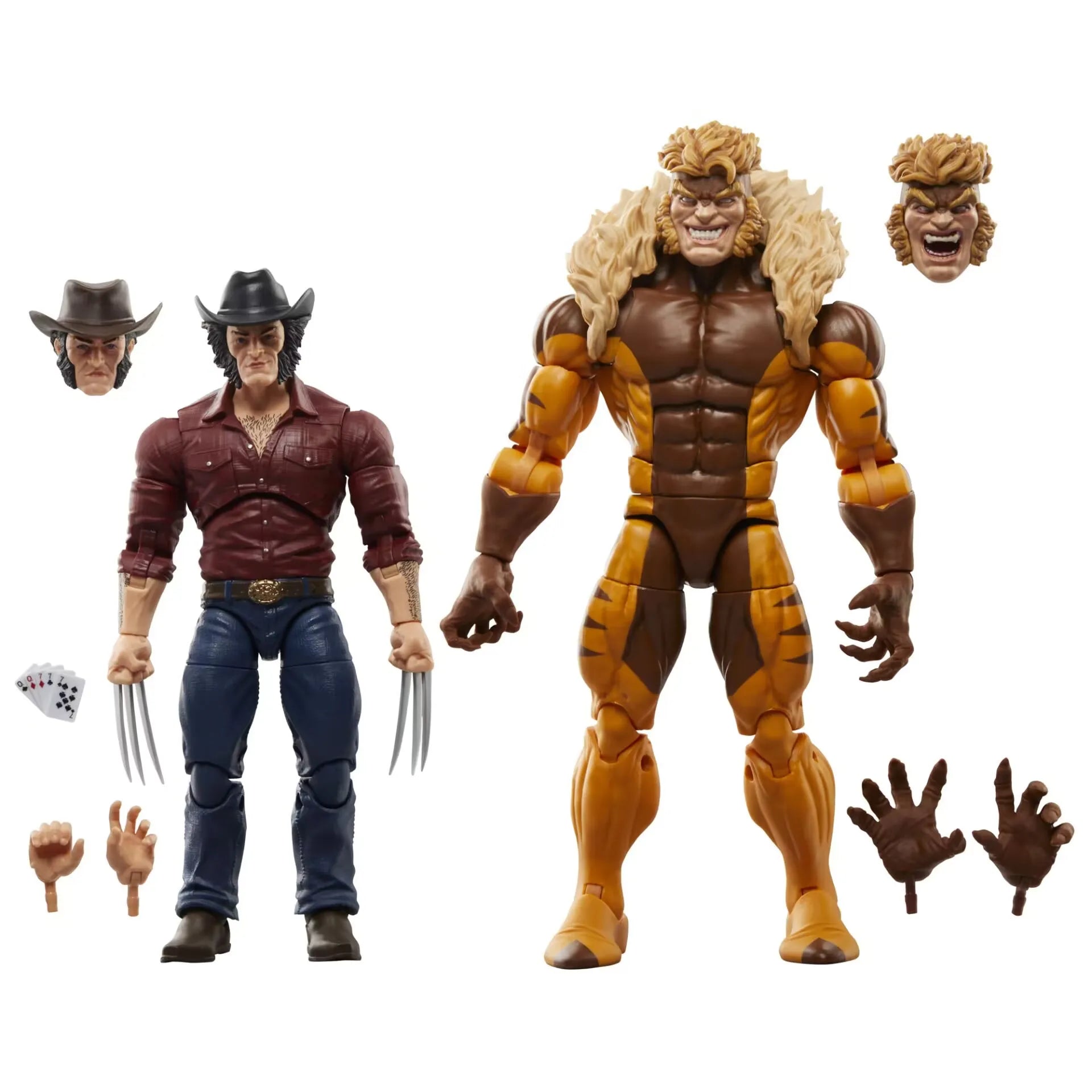 Marvel Legends X-Men Wolverine Logan VS Sabertooth 6" Action Figure