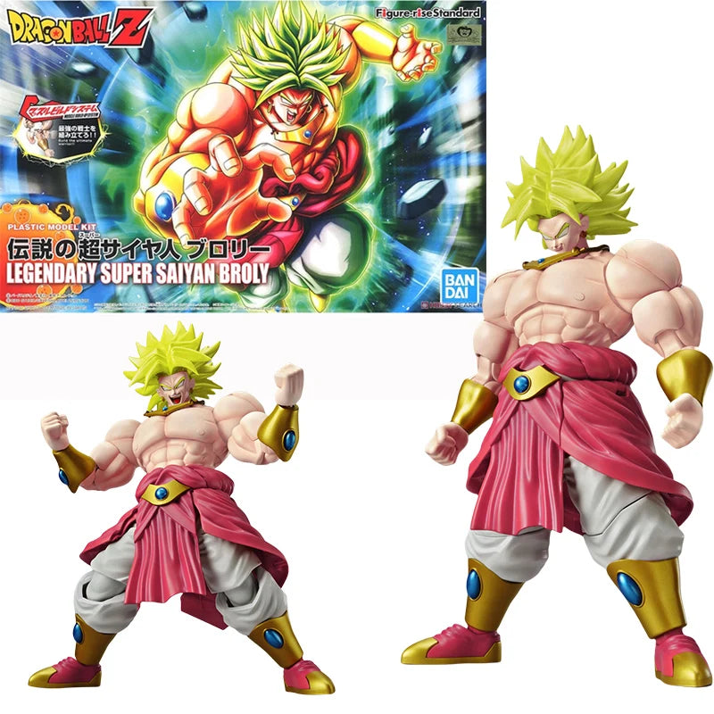 Bandai Genuine FRS Dragon Ball Son Goku Son Gohan Vegeta Frieza Super Saiyan Anime Action Figure Assembly Model Toys Gift Kids