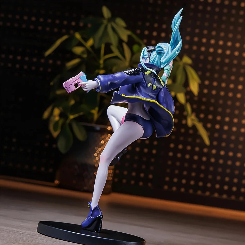Edgerunners Rebecca Anime Figur Stehendes Modell Spielzeug Geschenk für Lucy Collection Actionfigur David Martinez