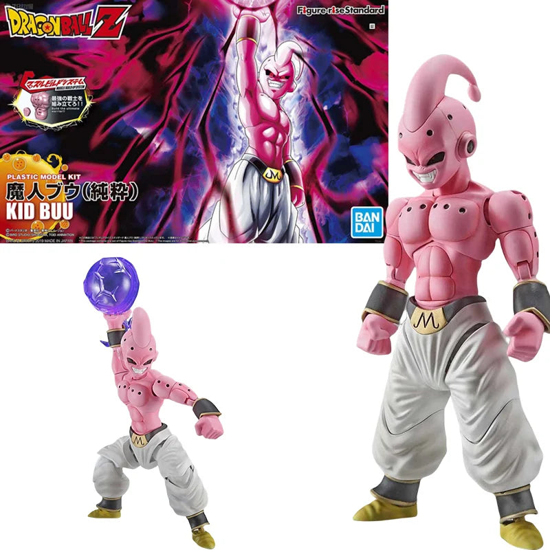 Bandai Genuine FRS Dragon Ball Son Goku Son Gohan Vegeta Frieza Super Saiyan Anime Action Figure Assembly Model Toys Gift Kids