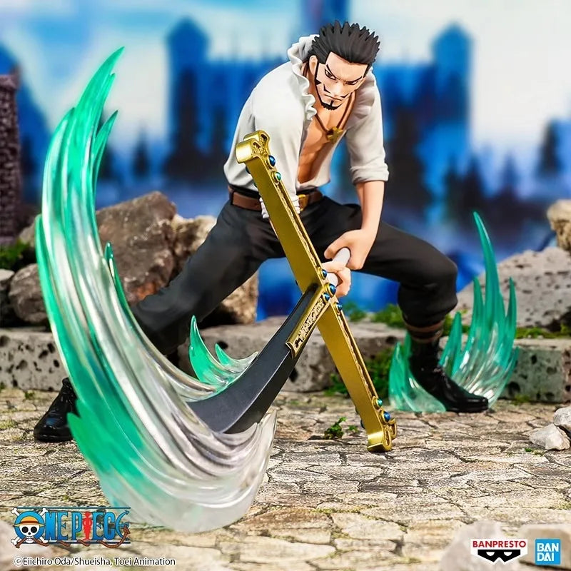 Bandai Original One Piece Dxf Speicial Monkey D. Luffy Zoro Ace Mihawk Newgate Anime Action Figures Assembly Model Ornaments
