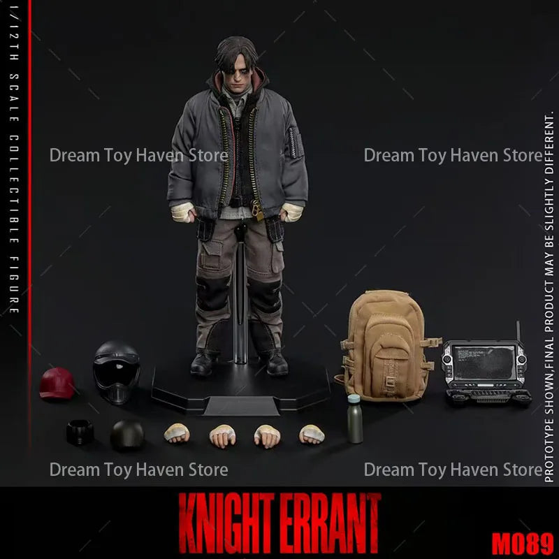 Manipple Studio M089 1/12 Scale Male Soldier Knight Errant Robert Pattinson Full Set 6Inch Action Figure Collectible Dolls Model