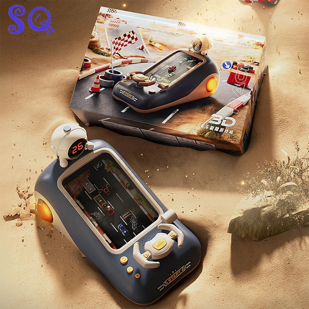 Mini Time Racing Spielkonsole Desktop Dekorationen Arcade Spiel Für Retro Spiel
