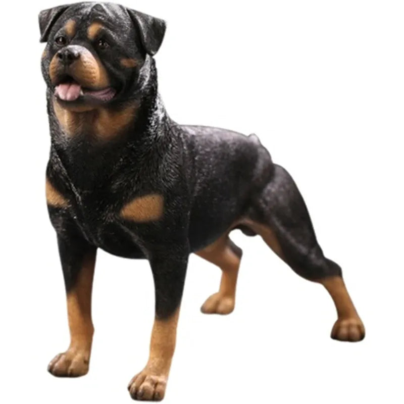 Mr.Z 1:6 Scale Animal Figure Doll Rottweiler Loyal Police Dog Model For 12Inch Action Figure Scenes Decor Desktop Toy Ornaments