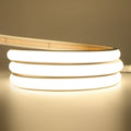 Водоустойчива COB LED лента 12V 24V гъвкава LED неонова светлина 0.5-20M 320LEDs висока плътност линейно осветление COB LED светлини