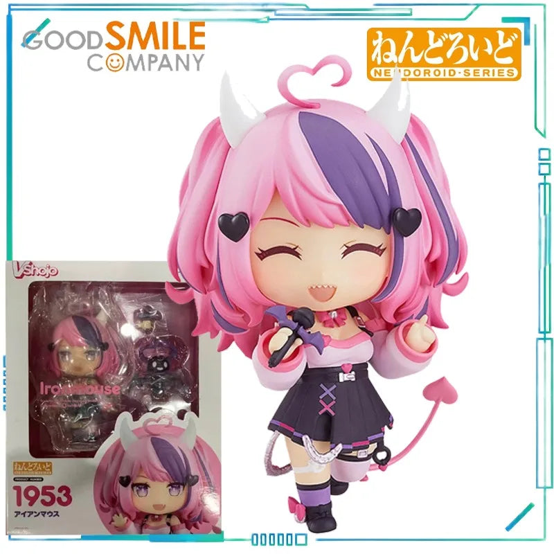 GSC Genuine NENDOROID-SERIES Hololive VShojo 2252 Kson，Nyatasha Nyanners，Ironmouse Finished Product Movable Model  Collection