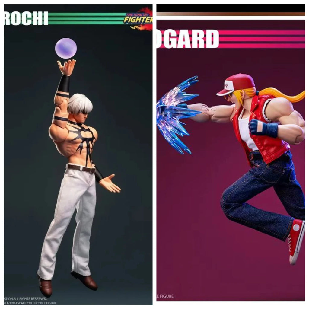 In Stock Tunshi Studio 1/12 TS-016 KOF95 Omega Rugal Bernstein KOF97 Orochi Iori Yagami Anime Action Collection FiguresModelToys
