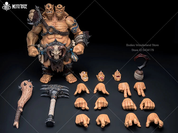 In Stock METYTOYZ 1/10 Scale Skull Crusher Cranial Crusher Adventurer World Ogre Warrior 25cm Action Figure Doll Collection