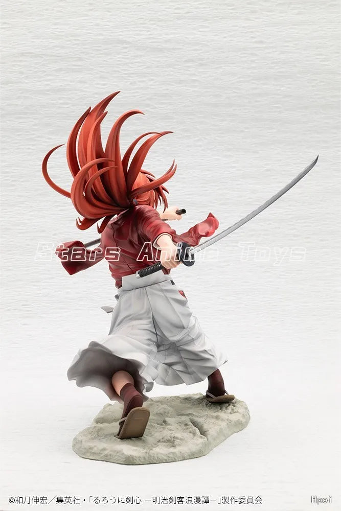 In Stock Original Kotobukiya ARTFX J Rurouni Kenshin Himura Kenshin 1/8 Anime Ornament Toy Figure Model Gift