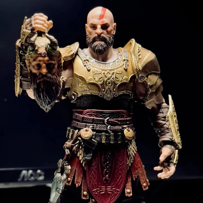 Authentic 18cm Deluxe Edition Brotoys X Takethat 1/12 God Of War Ii Kratos 7-Inch Movable