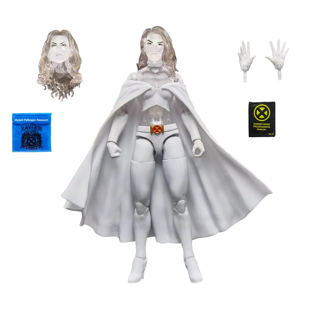 In-Stock Hasbro Marvel Legends Series X-Men Emma Frost (Diamond Form) 15cm Excellent Anime Action Figure Model Ornament Toys