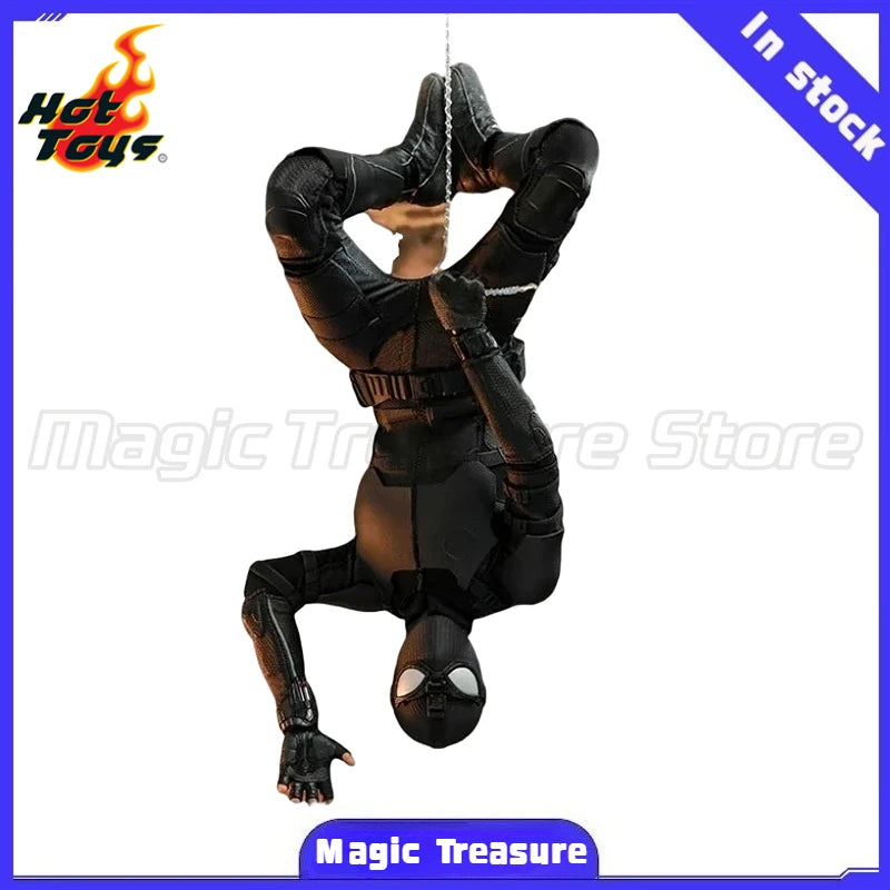 【MT】Hot Toys HT MMS540 MMS541 Marvel 1/6 Men Soldier Spider Man Black Battle Suit Full Set 12inch Action Figure Collectible Toys
