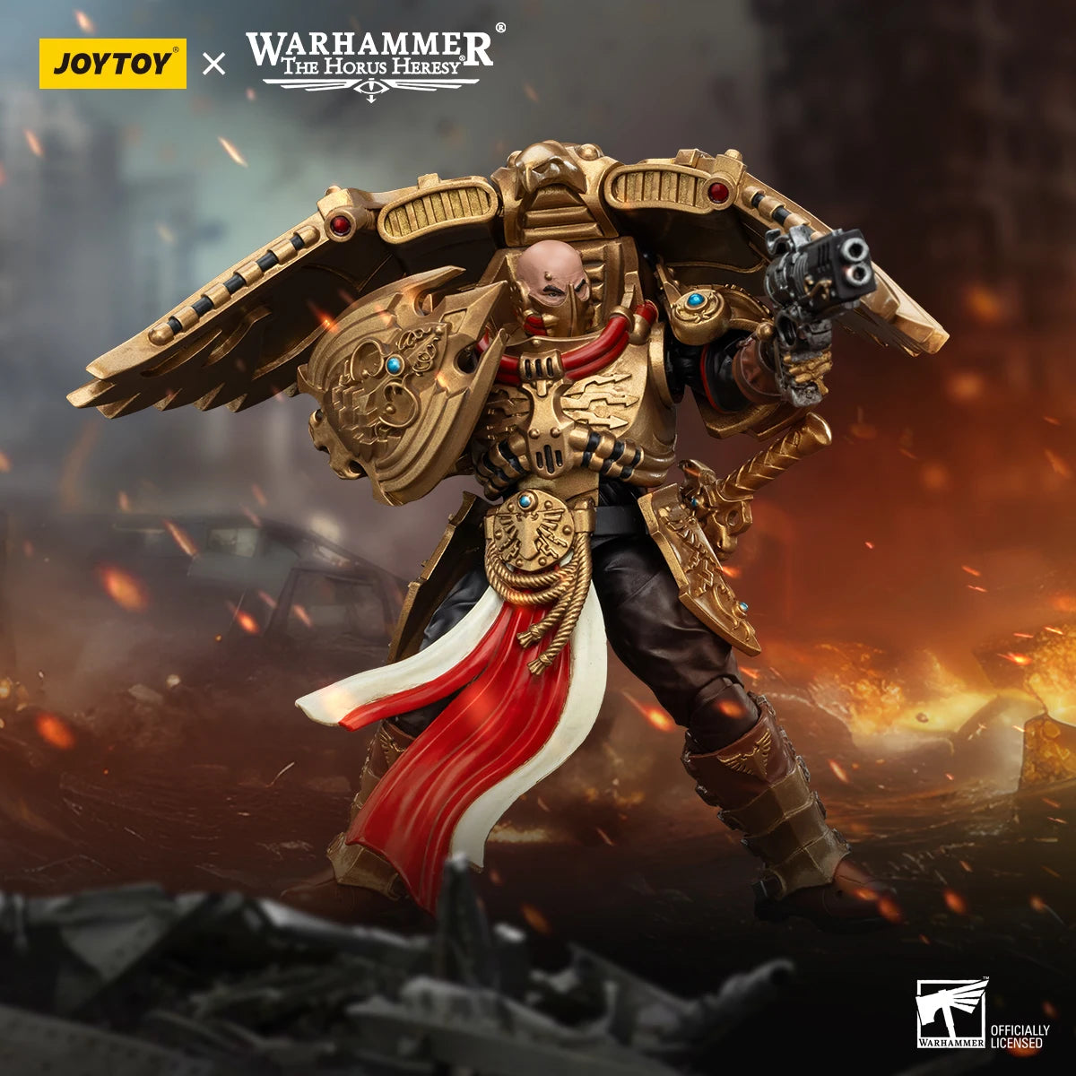 JOYTOY Warhammer "The Horus Heresy" Legio Custodes Custodian Venatari Squad Venatari With Kenetic Destroyer 2 Action Figure Doll