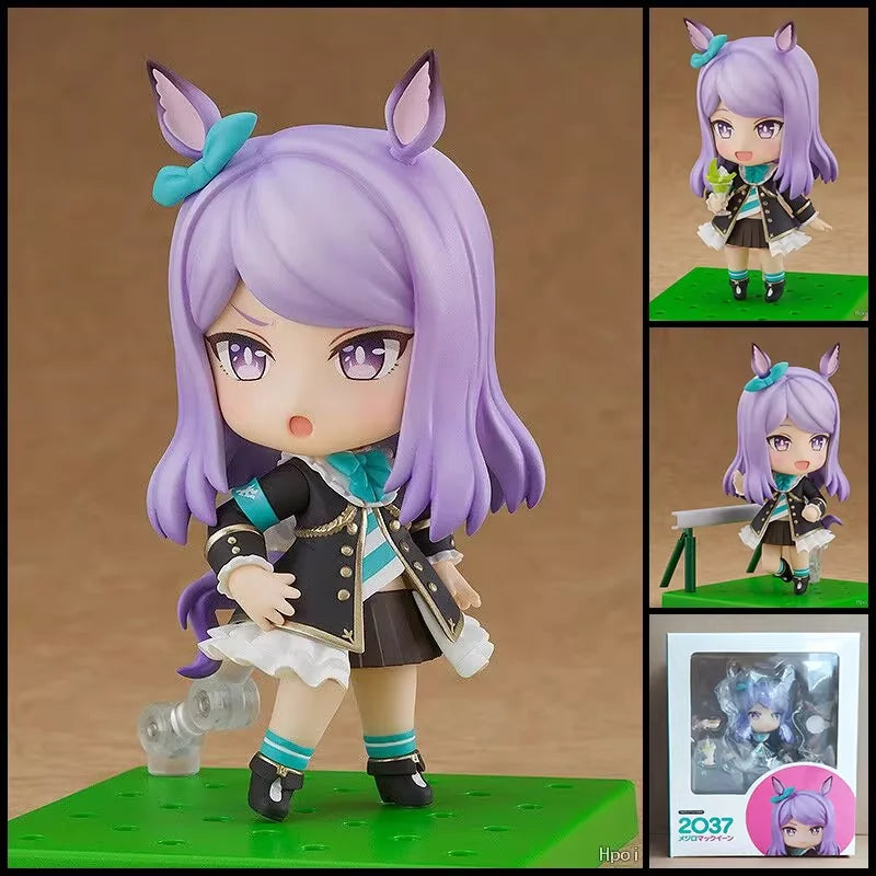 Gsc Nendoroid Uma Musume Pretty Derby Tokai Teio Chibi Action Figures Interchangeable Faces Posable Desktop Decor Model For Fans
