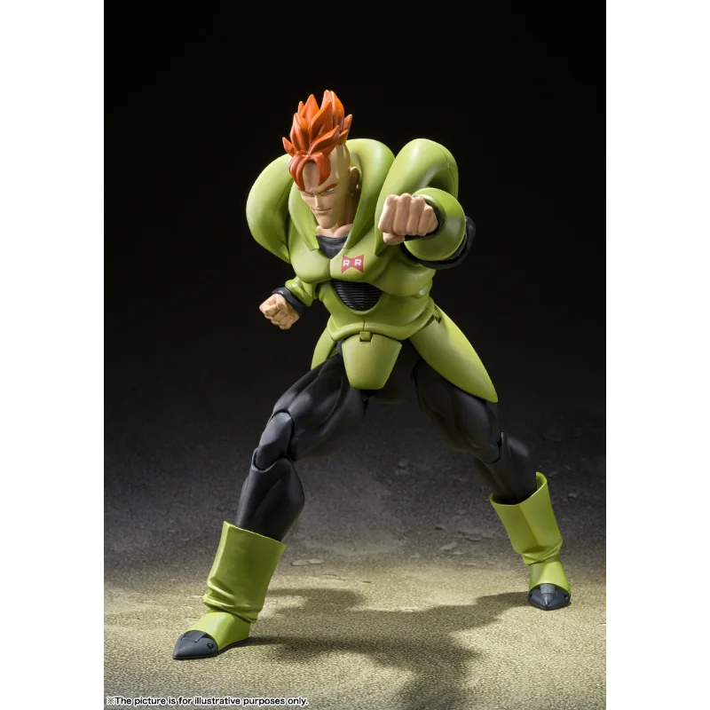 In Stock: Bandai SHF Dragon Ball Z Android 16, SDCC 2022 Limited Edition, Toy Figure, Gift, Collectible, Available in Stock