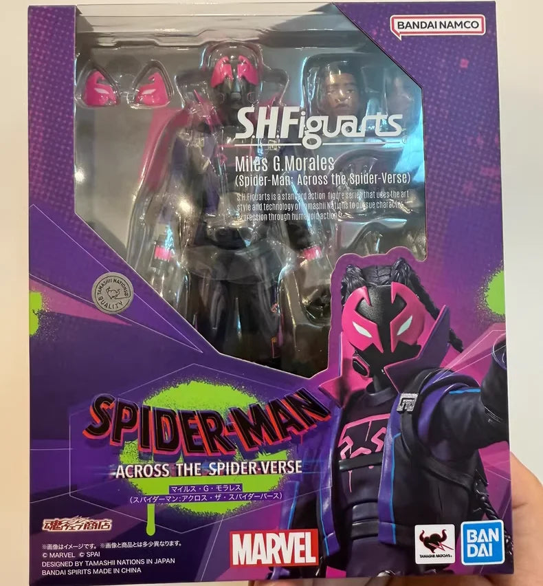 Bandai Soul Limited Shf Myers G Morales Spider-Man Universe Anime Peripheral Action Doll Collection Doll Children Birthday Gifts