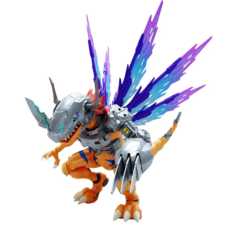 Bandai Original Genuine Figure Digimon Model Kit Figure-rise Standard Metal Greymon Vaccine Collection Anime Series