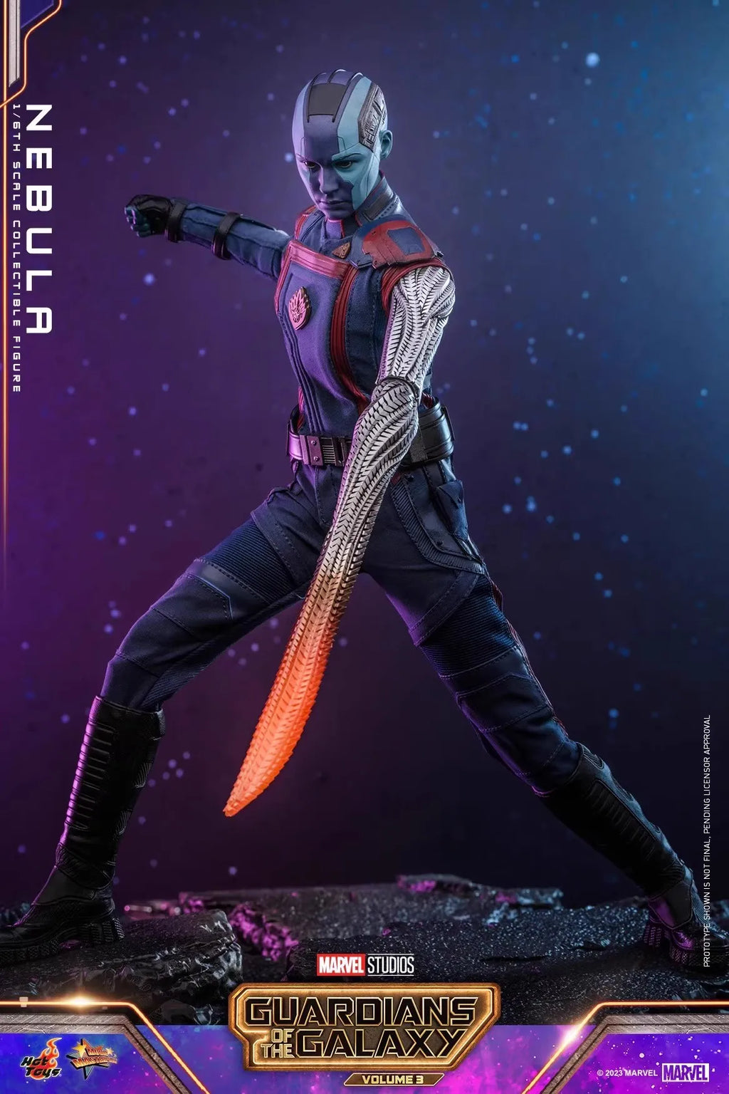 Hot Toys 1/6 Nebula Mms714 Guardians Of The Galaxy Vol. 3 Nebula (2.0) Anime Figure Collection Model Christmas Toy