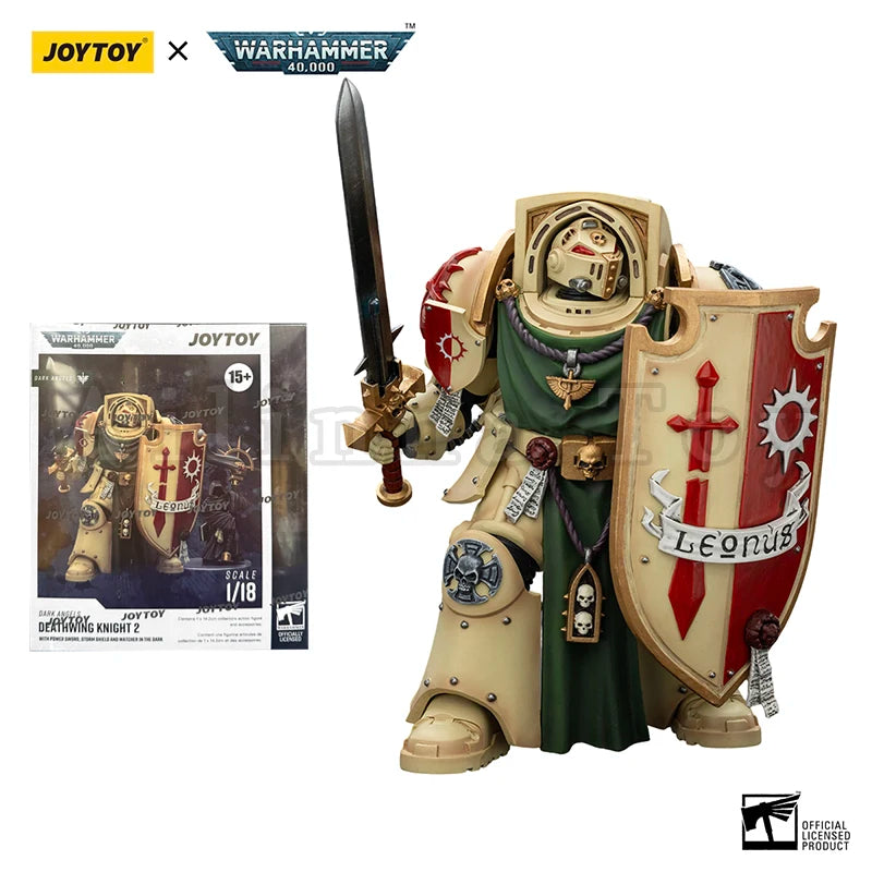 JOYTOY 1/18 Action Figure 40K Dark Angels Figures Azrael Anime Military Model