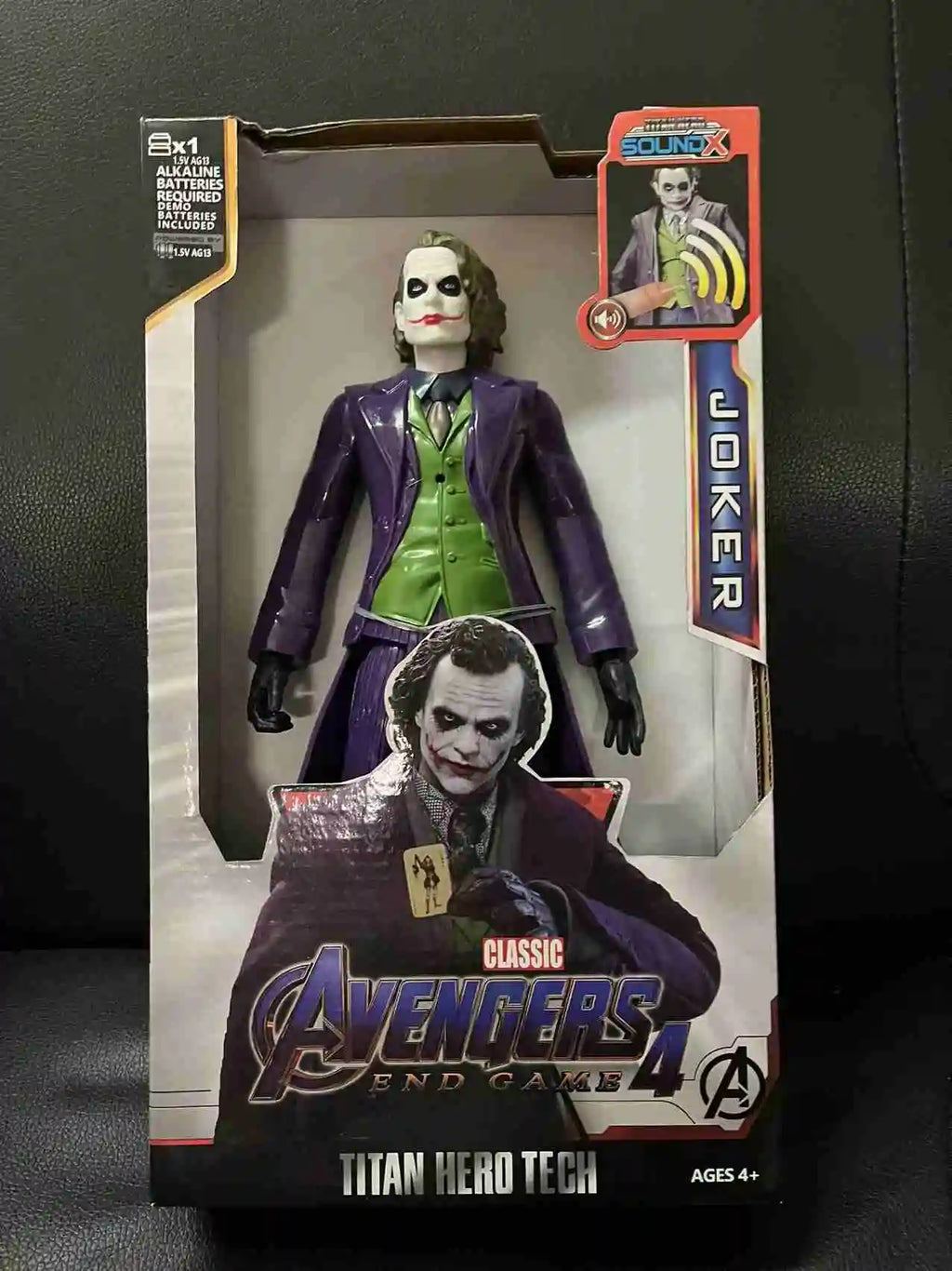 High Quality 30cm Marvel Avenger Toy Thanos Spiderman Iron Man Captain America Thor Black Panther Sound And Light Holiday Gifts