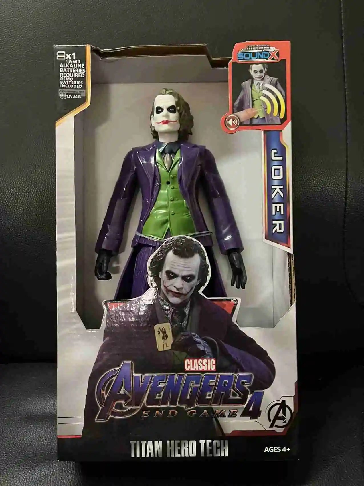 High Quality 30cm Marvel Avenger Toy Thanos Spiderman Iron Man Captain America Thor Black Panther Sound And Light Holiday Gifts