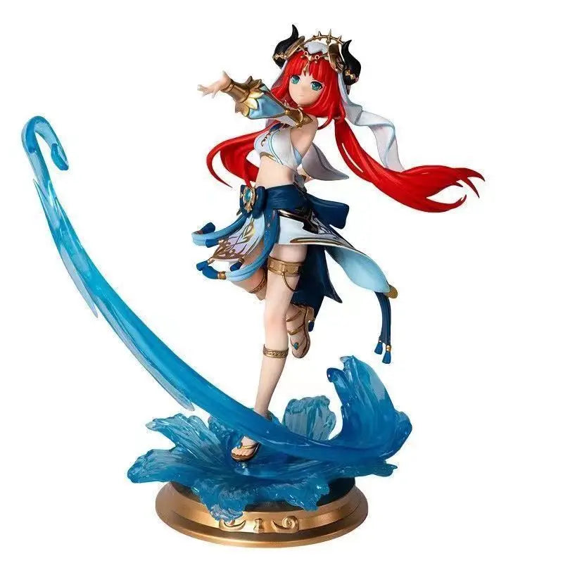 Genshin Impact 27cm Tall Pvc Anime Figure Nilou - Articulated Action Model Doll | Collectible Toy, Desktop Ornament & Fan Gift