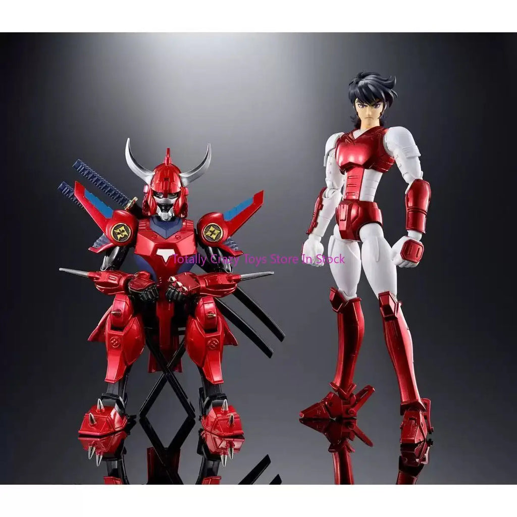Original In Stock Bandai  Samurai Troopers Ronin Blaze Flame God Anime Figure Collection Model Dolls Action Figurine （S）