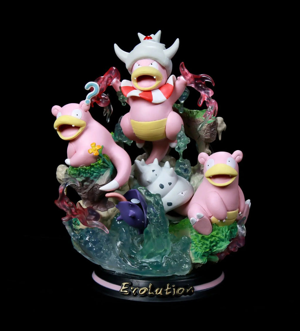 Pokemon Evolution Eevee Anime Figure Charizard Raichu Mewtwo Dragonite Venusaur Gengar Illuminous Figurine PVC Statue Model Toys
