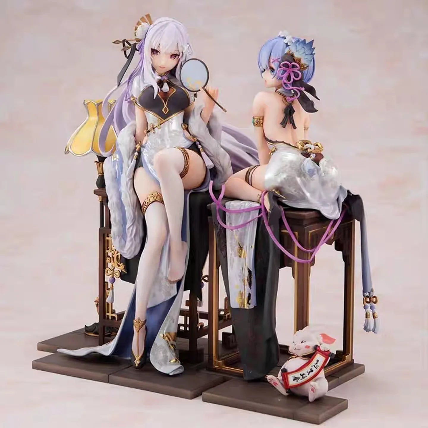 23cm Re:Life In A Different World From Zero Emilia Anime Figures Emilia Rem Action Figures Pvc Model Ornamen Toys Doll Gifts
