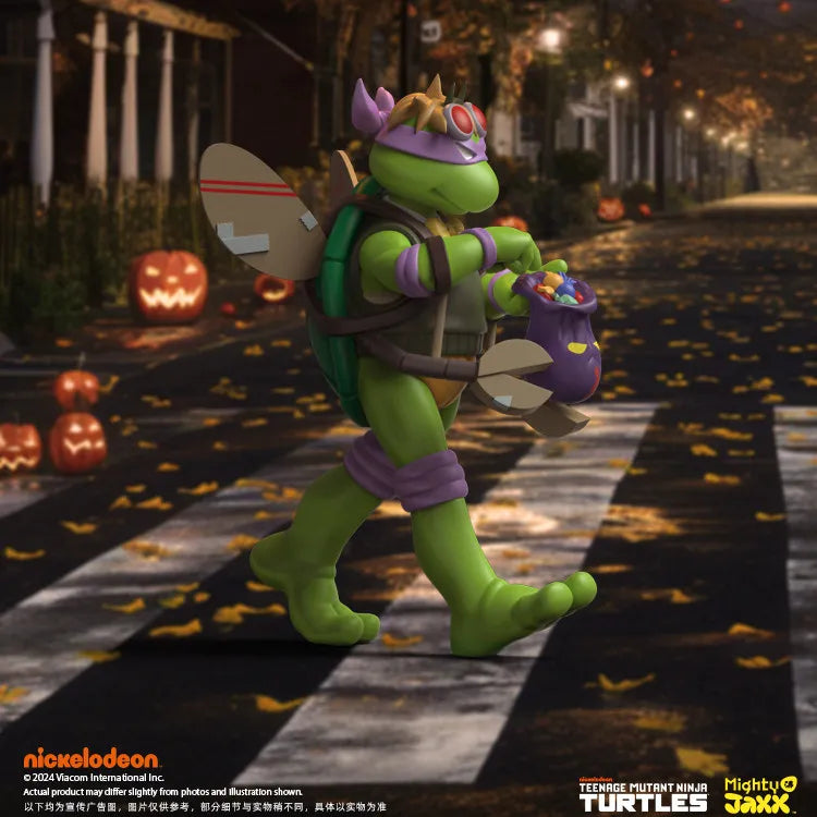 Mighty Jaxx Licensed Cowa Boo Nga Remix Turtle Action Figure - Open Box Collectible, Halloween Gift for Anime Fans