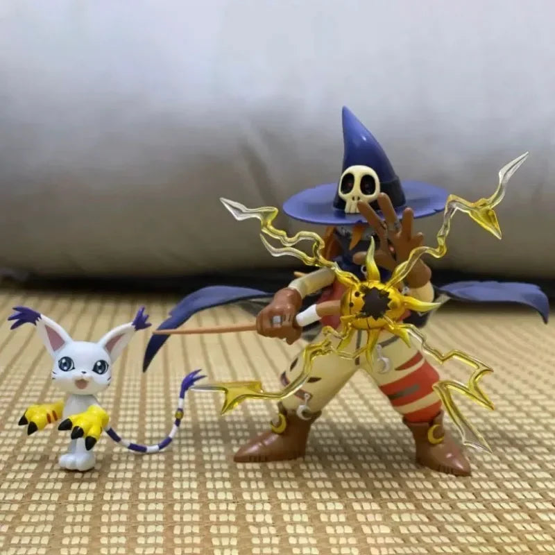 3.5-11.5cm Anime Figure Digimon Adventure Figure Wizarmon and Tailmon Figures Model PVC Action Figure Boys Toys