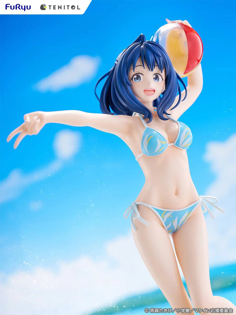 In Stock Original Furyu Tenitol Makeine: Too Many Losing Heroines! Yanami Anna Kawaii Anime Swimming Suit Gilrs Figures Model
