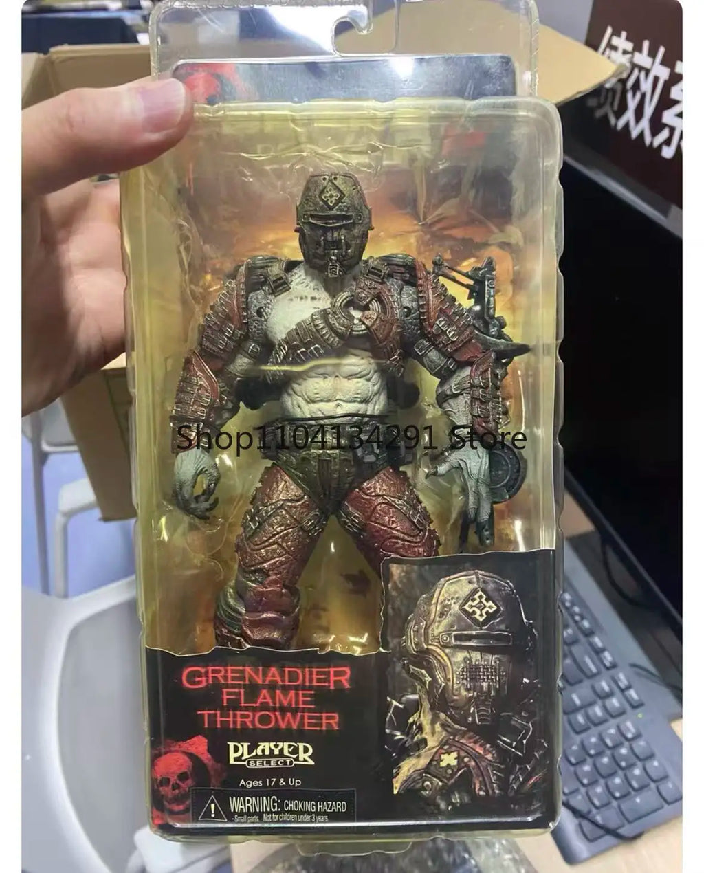 Original Storm Toys Gears of War Full Series Soldier Figures 6-inch Beast Rider 18cm Articulated Action Figure Collector's Gift