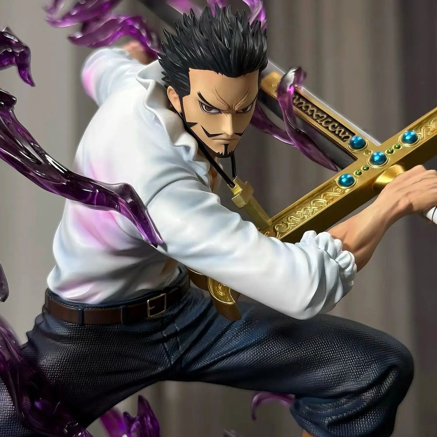 23cm ONE piece Figures Dracule Mi HAWK Figure Anime Pvc Gk Figurine Model Doll Collection Room Decoration Toy Birthday Gift