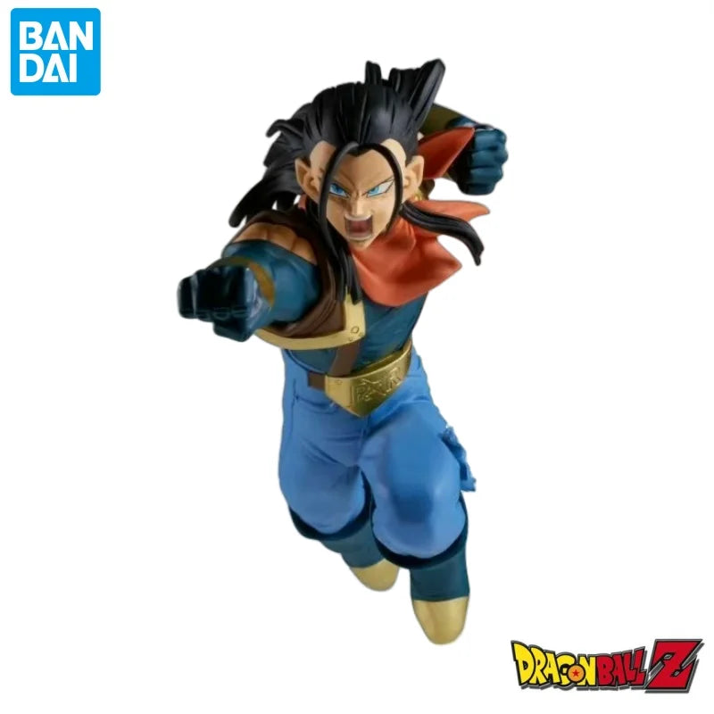 In Stock Bandai Model Doll Brand New Boxed Dragon Ball Super 17 Son Goku Original Anime Characters Garage Kit Collectible