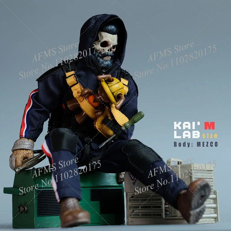 KAI LAB 1/12 Scale Collectible Figure Jumpsuits Chest Bag Backpack Death Stranded Courier Work Clothes Fit 6" Action Figure Doll