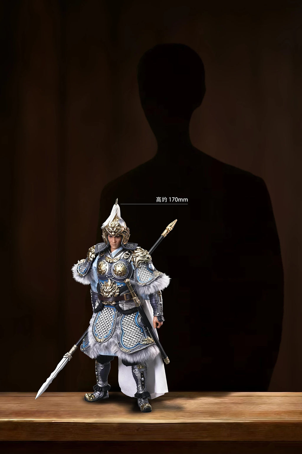 1/12 Scale Ma Chao Brave General 6" Action Figure Full Set Kingdoms Series Collectible PVC Articulated Model Soldier Toy for Men