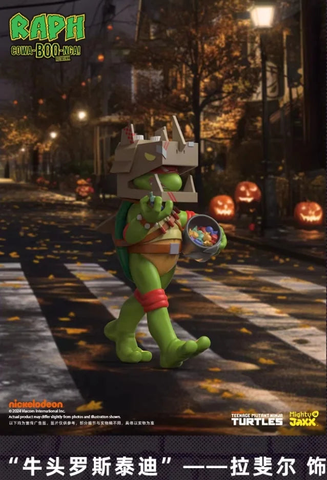 Mighty Jaxx Licensed Cowa Boo Nga Remix Turtle Action Figure - Open Box Collectible, Halloween Gift for Anime Fans