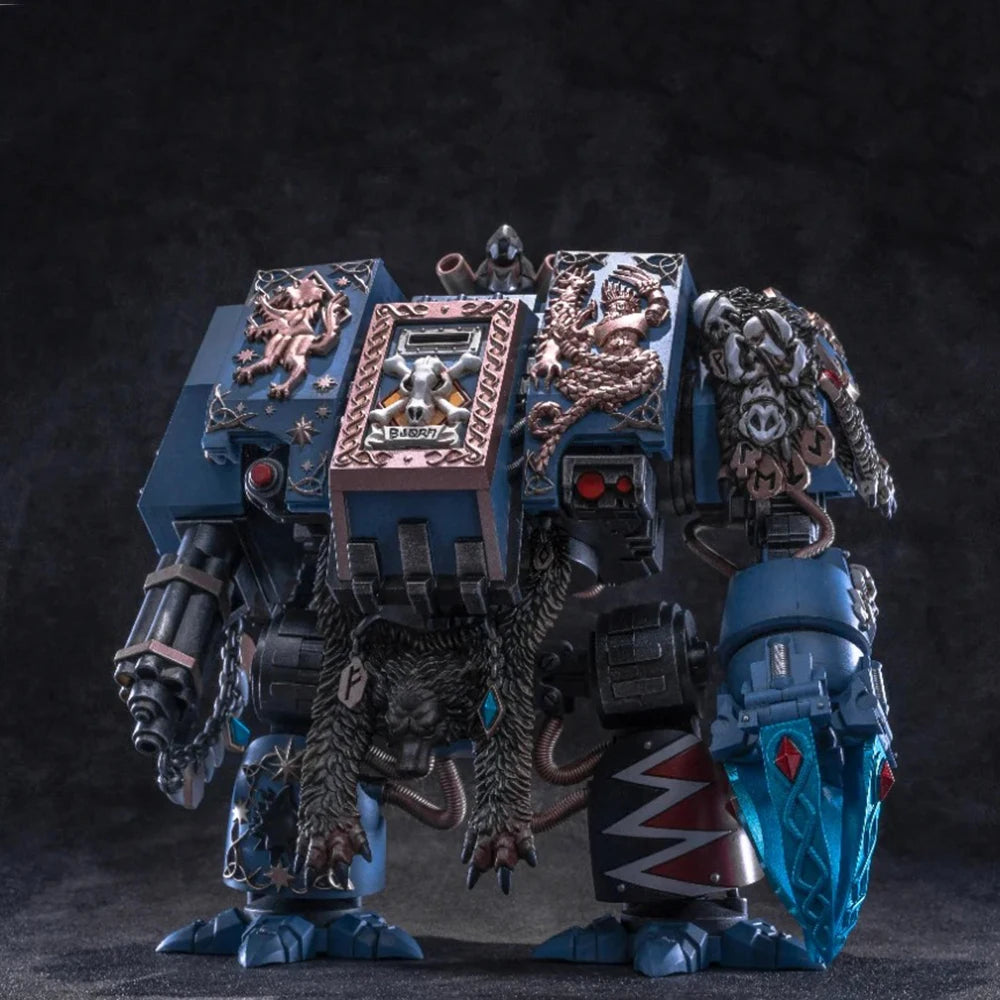 Joytoy Dark Eldar Hammer 40k Space Wolves Bjorn the Fell-Handed Mecha Movable Model Action Figure Collectible Toy for Adults
