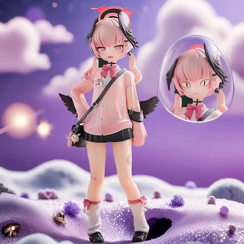 19 см син архив Shimoe Koharu розово впечатление Game Girl фигурки модели статуи модели момчета колекционерски орнамент кукла играчки подаръци