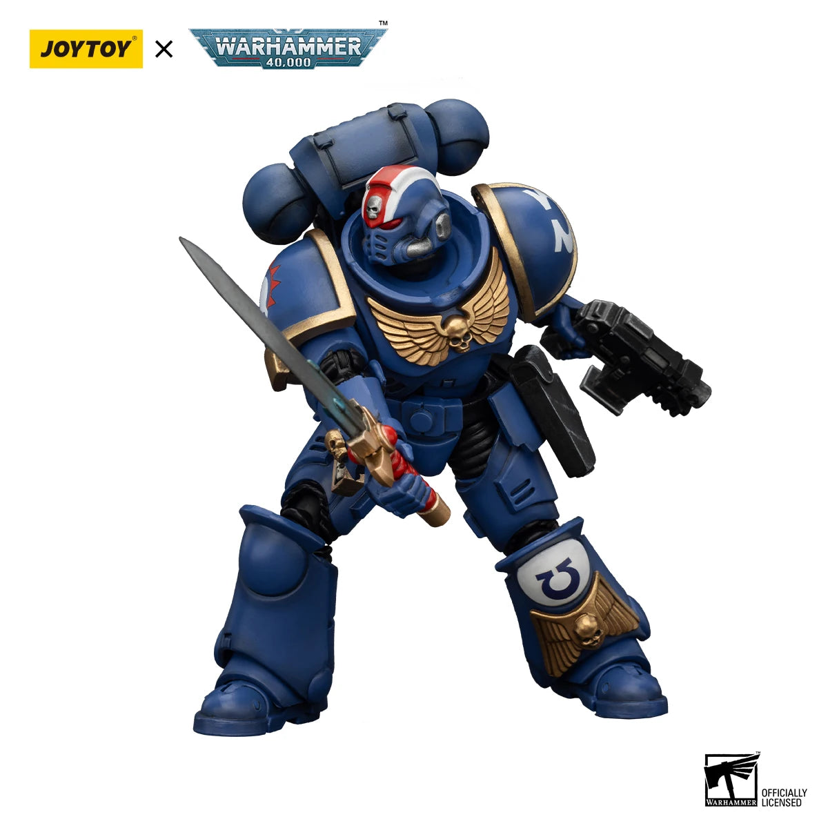 [IN STOCK] JOYTOY Warhammer 40K 1/18 Action Figure Ultramarines Primaris Lieutenant Argaranthe Anime figures Toys Model