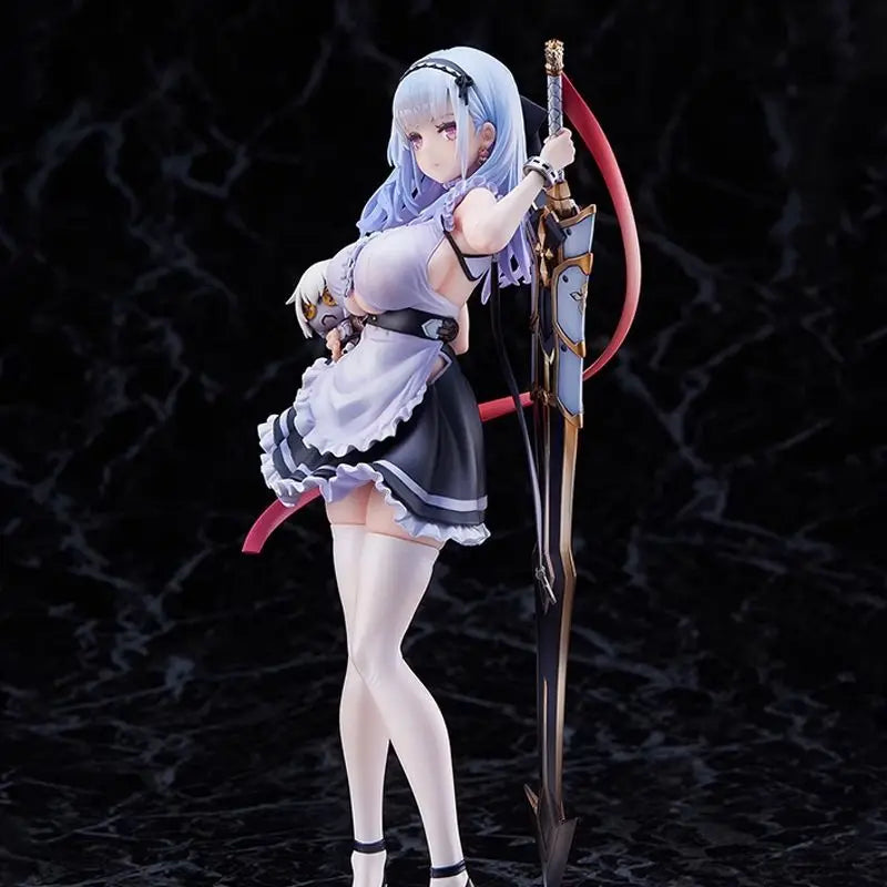 23cm Anime Gam Azur Lane Dido Figure 1/7 Heavy Armor Ver Maid Dress Up Stand Model Toy Doll Action Figure  Desktop Ornament Gift