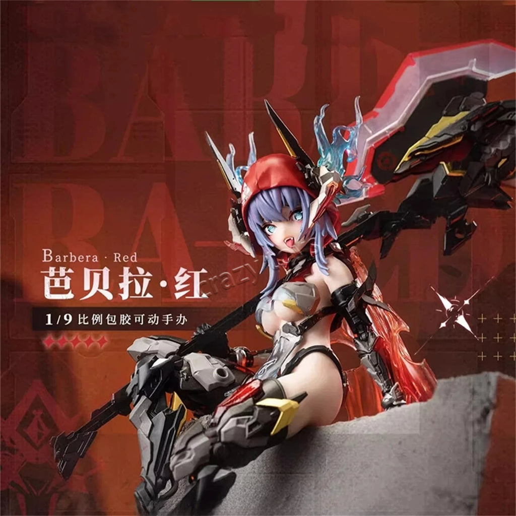 【IN STOCK】NEW Nuclear Gold Reconstruction Barera Red 1/9 Metal PVC Mobile Suit Girl Action Figure With Box