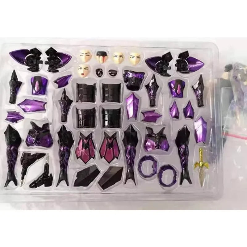 CS Model Saint Seiya Myth Cloth EX Gemini Saga With Damaged Armor Hades Surplice Dark Gold Knights of the Zodiac Action Figure
